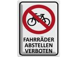Vianmo Insegna Di Latta 40X30 Cm FahrräDer Abstellen Verboten