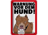 Vianmo Insegna Di Latta 40X30 Cm Warnung Vor Dem Hund
