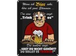 Vianmo Insegna Di Latta 40X30 Cm Wenn Ich Bier Sehe HöRe Ich 2