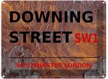 Vianmo Insegna Di Latta 30X40 Cm London Westminster Downing Street SW1