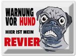 Vianmo Insegna Di Latta 30X40 Cm Warnung Hund Hier Mein Revier