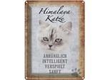 Vianmo Insegna Di Latta 40X30 Cm Himalaya Katze Sanft
