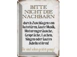 Vianmo Insegna Di Latta 40X30 Cm Bitte Nicht Die Nachbarn StöRen