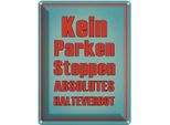 Vianmo Insegna Di Latta 40X30 Cm Kein Parken Stoppen Halteverbot
