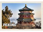 Vianmo Insegna In Legno 12X18 Cm Peking China Kaiserlicher Sommerpalast