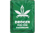 Vianmo Insegna Di Latta 40X30 Cm Drogen Nur Vom Fachmann