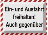 Vianmo Insegna Di Latta 30X40 Cm Parken Ein-Und Ausfahrt Freihalten