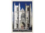 Vianmo Insegna In Legno 18X12 Cm Nantes Frankreich Kathedrale