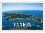 Vianmo Insegna In Legno 12X18 Cm Cannes Frankreich Ile Sainte-Marguerite