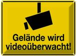 Vianmo Insegna Di Latta 30X40 Cm GeläNde Wird VideoüBerwacht