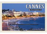 Vianmo Insegna In Legno 12X18 Cm Cannes Frankreich Promenade La Croisette