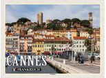 Vianmo Insegna In Legno 30X40 Cm Cannes Frankreich Le Suquet Stadtviertel