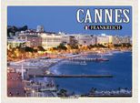 Vianmo Insegna In Legno 30X40 Cm Cannes Frankreich Promenade La Croisette