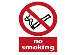 Vianmo Insegna In Legno 40X30 Cm No Smoking