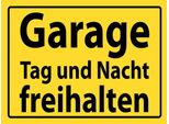Vianmo Insegna In Legno 30X40 Cm Garage Tag Und Nacht Freihalten