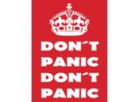 Vianmo Insegna In Legno 40X30 Cm Don't Panic Don't Panic