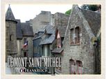 Vianmo Insegna In Legno 30X40 Cm Le Mont-Saint-Michel Frankreich Altstadt