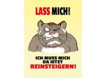Vianmo Insegna In Legno 40X30 Cm Lass Mich Muss Mich Da Reinsteigern