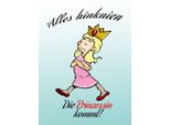 Vianmo Insegna In Legno 40X30 Cm Alles Hinknien Prinzessin Kommt