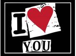 Vianmo Insegna In Legno 30X40 Cm I Love You (Herz)