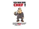 Vianmo Insegna In Legno 40X30 Cm Ich Bin Der Chef