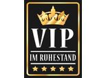 Vianmo Insegna In Legno 40X30 Cm Vip Im Ruhestand (S/W)