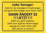 Vianmo Insegna In Legno 30X40 Cm Liebe Teenager - ÄNdert Es