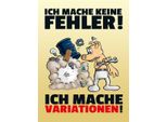 Vianmo Insegna In Legno 40X30 Cm Keine Fehler Mache Variationenscchild