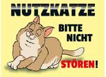 Vianmo Insegna In Legno 30X40 Cm Nutzkatze Bitte Nicht StöRen