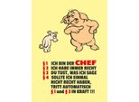 Vianmo Insegna In Legno 40X30 Cm Ich Bin Der Chef (Schweine)