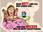 Vianmo Insegna In Legno 30X40 Cm Mein Bett Und Ich Wir Lieben Uns