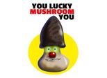 Vianmo Insegna In Legno 40X30 Cm You Lucky Mushroom You