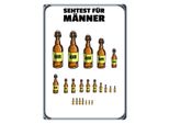 Vianmo Insegna In Legno 40X30 Cm Alkohol Sehtest FüR MäNner Bierflaschen
