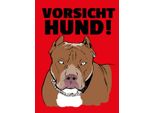 Vianmo Insegna In Legno 40X30 Cm Vorsicht Hund
