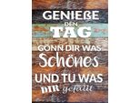 Vianmo Insegna In Legno 40X30 Cm GenießE Den Tag GöNn Dir Was