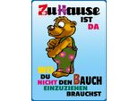 Vianmo Insegna In Legno 40X30 Cm Zu Hause Wo Bauch Nicht Einziehen