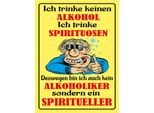 Vianmo Insegna In Legno 40X30 Cm Kein Trinke Spirituosen