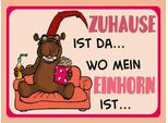 Vianmo Insegna In Legno 30X40 Cm Zuhause Ist Da Wo Mein Einhorn