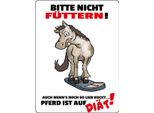 Vianmo Insegna In Legno 40X30 Cm Bitte Nicht FüTtern Pferd DiäT