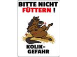 Vianmo Insegna In Legno 40X30 Cm Bitte Nicht FüTtern Pferd Kolik