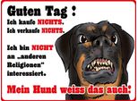 Vianmo Insegna In Legno 30X40 Cm Kaufe Nichts Mein Hund Weiß Das