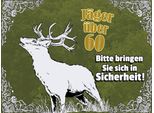 Vianmo Insegna In Legno 30X40 Cm JäGer üBer 60 Bringen Sie Sich In