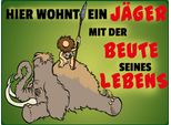 Vianmo Insegna In Legno 30X40 Cm JäGer Wohnt Mit Der Beute Seines Lebens