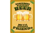 Vianmo Insegna In Legno 40X30 Cm Drink Good Beer With Friends