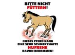Vianmo Insegna In Legno 40X30 Cm Pferd Bitte Nicht FüTtern Hufrehe