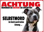 Vianmo Insegna In Legno 30X40 Cm Achtung Bedenken Eintreten Hund