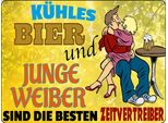 Vianmo Insegna In Legno 30X40 Cm KüHles Bier Und Junge Weiber