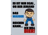 Vianmo Insegna In Legno 40X30 Cm Es Mir Egal Wasser Ich Will Bier
