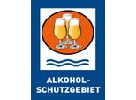 Vianmo Insegna In Legno 40X30 Cm Bier Alkoholschutzgebiet BiergläSer