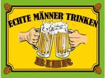 Vianmo Insegna In Legno 30X40 Cm Echte MäNner Trinken Bier